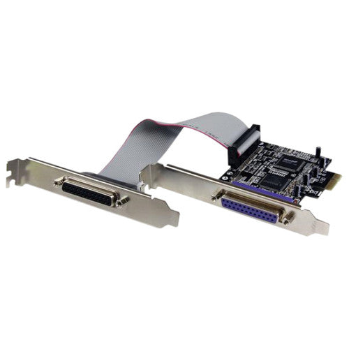 StarTech.com 2 Port PCI Express / PCI-e Parallel Adapter Card - IEEE 1284 with Low Profile Bracket PEX2PECP2