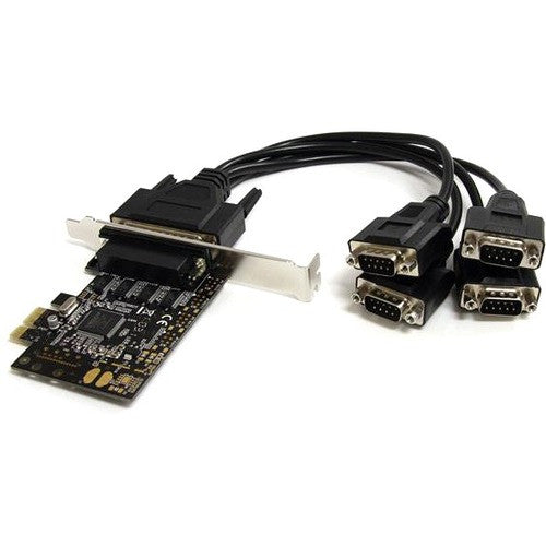 StarTech.com Carte série PCI Express 4 ports avec câble de dérivation PEX4S553B