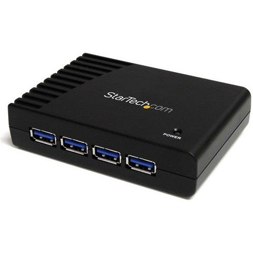 StarTech.com 4 Port Black SuperSpeed USB 3.0 Hub ST4300USB3