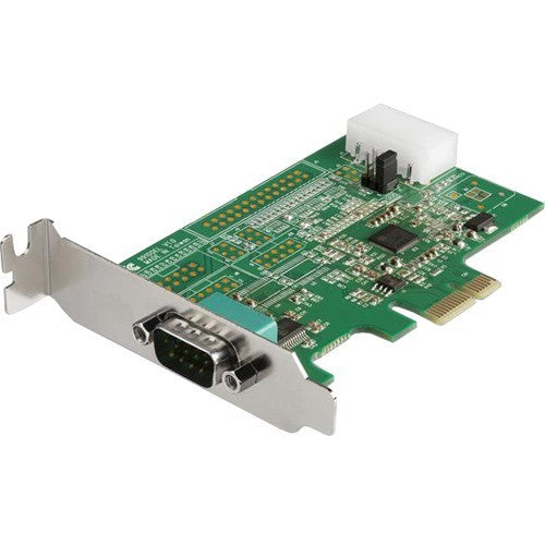 StarTech.com Carte adaptateur série PCI Express RS232 1 port – Carte contrôleur PCIe série DB9 16950 UART – Profil bas – Windows/Linux PEX1S953LP