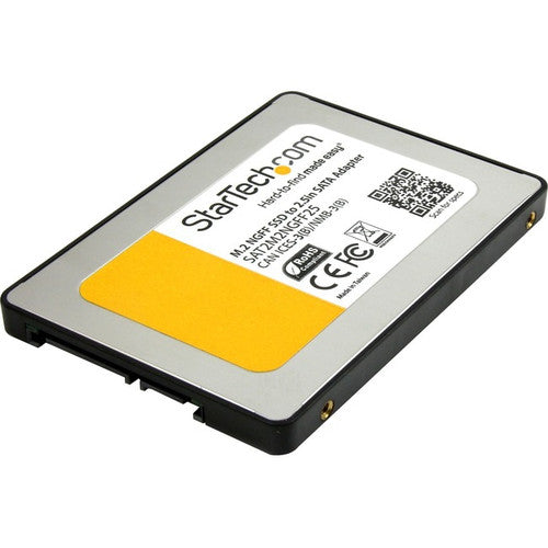 StarTech.com M.2 SSD to 2.5in SATA III Adapter - M.2 Solid State Drive Converter with Protective Housing SAT2M2NGFF25