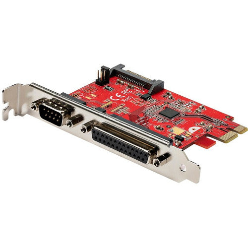 StarTech.com PCIe Card with Serial and Parallel Port, PCI Express Combo Expansion Adapter Card, 1xDB25 Parallel Port, 1x RS232 Serial Port PEX1S1P950