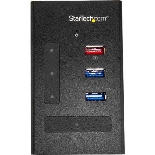 StarTech.com Hub USB 3.0 4 ports - 1x USB-C et 3x USB-A - Hub USB Type-A en métal montable - 5 Gbit/s USB 3.1/3.2 Gen 1 - Auto-alimenté - BC 1.2 HB30A3A1CST