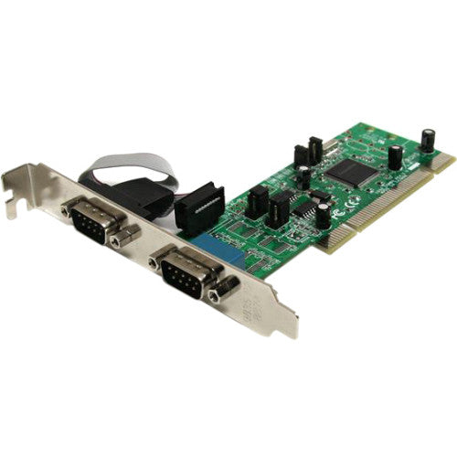 StarTech.com Carte adaptateur série PCI RS422/485 2 ports avec UART 161050 PCI2S4851050