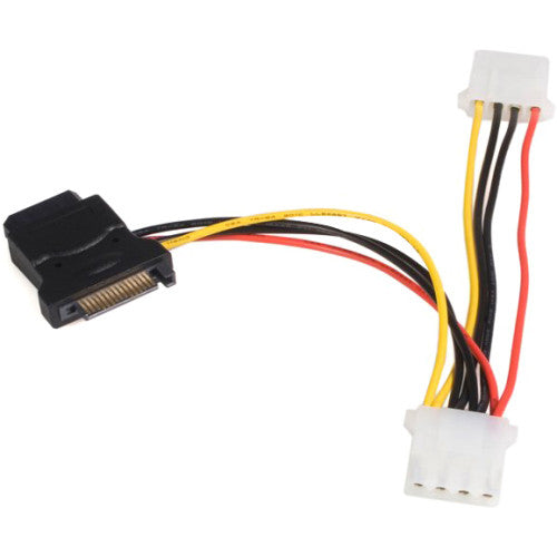 StarTech.com SATA to LP4 Power Cable Adapter with 2 Additional LP4 LP4SATAFM2L