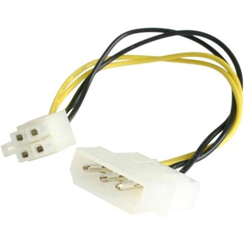 StarTech.com Power cable adapter - 4 pin internal power (F) - 4 pin ATX12V (M) - 15.2 cm LP4P4ADAP