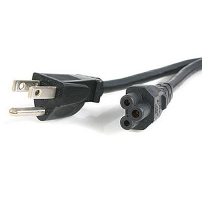 StarTech.com 6ft (1.8m) Laptop Power Cord, NEMA 1-15P to C5 (Clover Leaf), 10A 125V, 18AWG, Laptop Replacement Cord, Power Brick Cable PXT101NB3S