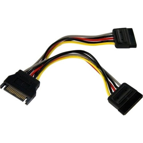 StarTech.com 6in SATA Power Y Splitter Cable Adapter - M/F PYO2SATA