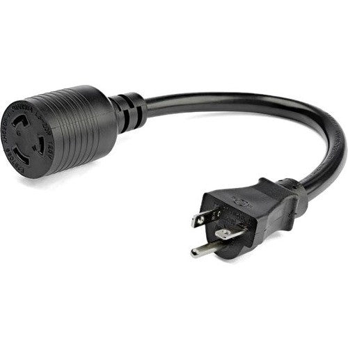 StarTech.com Rallonge robuste de 30 cm, rallonge NEMA L5-20R vers NEMA 5-20P, 13 A 125 V, 12 AWG, câble d'alimentation de gros calibre PAC520PLR1