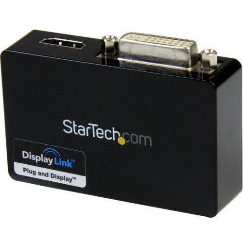 StarTech.com USB 3.0 to HDMI&reg; and DVI Dual Monitor External Video Card Adapter USB32HDDVII