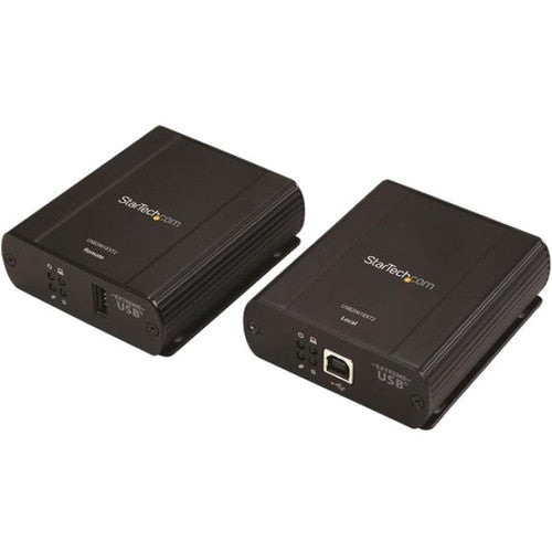 StarTech.com La version la plus récente est USB2001EXT2NA - 1 port USB 2.0 sur prolongateur Ethernet Cat5 / Cat6 - jusqu'à 330 pieds (100 m) USB2001EXT2