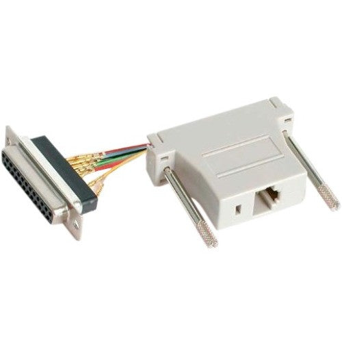 StarTech.com StarTech.com DB25 to RJ45 Modular Adapter - Serial adapter - DB-25 (F) - RJ-45 (F) GC258FF