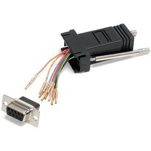 StarTech.com DB9 to RJ45 Modular Serial Adapter - Black GC98FF