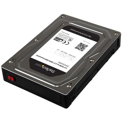 StarTech.com Boîtier adaptateur pour disque dur SATA 2,5" à 3,5" en aluminium avec SSD/HDD hauteur jusqu'à 12,5 mm 25SAT35HDD