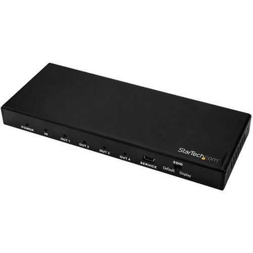 StarTech.com 4 Port HDMI Splitter - 4K 60Hz - 1x4 Way HDMI 2.0 Splitter - HDR - ST124HD202 ST124HD202