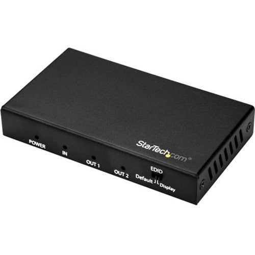 StarTech.com 2 Port HDMI Splitter - 4K 60Hz - 1x2 Way HDMI 2.0 Splitter - HDR - ST122HD202 ST122HD202