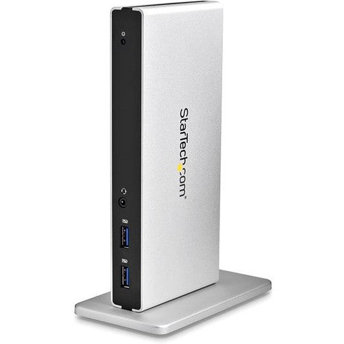 StarTech.com Dual-Monitor USB 3.0 Docking Station - DVI Outputs - Mac & Windows - DVI to VGA & DVI to HDMI Adapters Included - USB3SDOCKDD USB3SDOCKDD