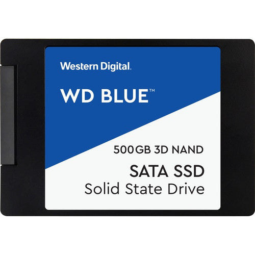 SSD PC WD Blue 3D NAND 500 Go - Disque SSD SATA III 6 Gb/s 2,5"/7 mm WDS500G2B0A