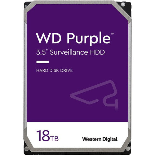 Disque dur WD Purple WD180PURZ 18 To - 3,5" interne - SATA (SATA/600) WD180PURZ