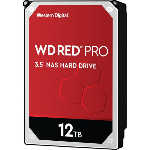 WD Red Pro WD121KFBX 12 TB Hard Drive - 3.5" Internal - SATA (SATA/600) WD121KFBX