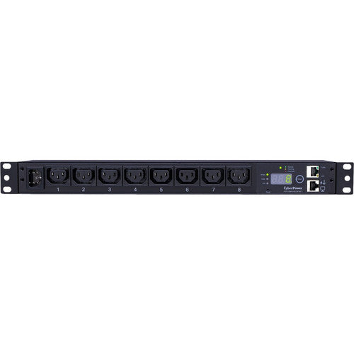 PDU surveillée CyberPower RM 1U PDU15MHVIEC8FNET 15A 8 prises PDU15MHVIEC8FNET