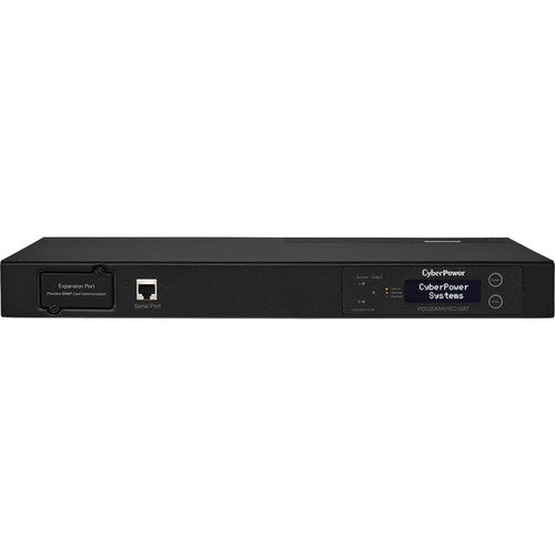 CyberPower PDU20MHVIEC10AT Metered ATS PDU 200-240V 20A 1U 10-Outlets (2) IEC C20 PDU20MHVIEC10AT