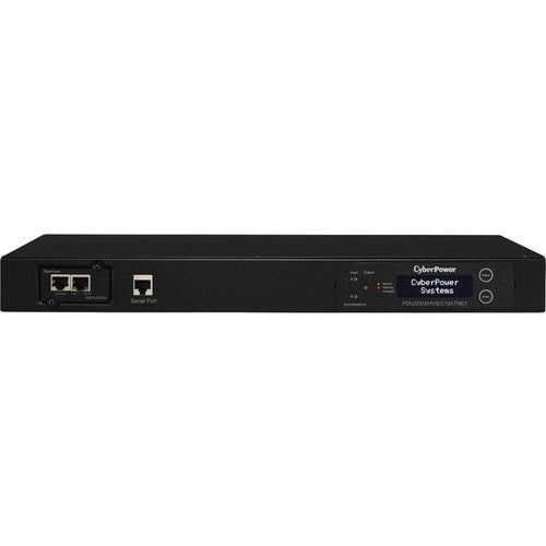 CyberPower PDU20SWHVIEC10ATNET PDU ATS commuté 200-240 V 20 A 1U 10 prises (2) IEC C20 PDU20SWHVIEC10ATNET