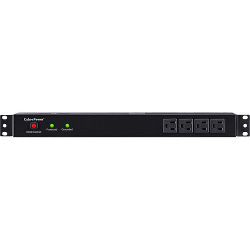 CyberPower Rackbar Surge Suppressor RM 1U RKBS15S4F8R 15A 12-Outlet RKBS15S4F8R