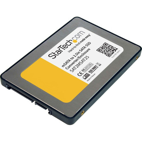 StarTech.com Boîtier adaptateur SATA vers Mini SATA SSD 2,5 pouces SAT2MSAT25