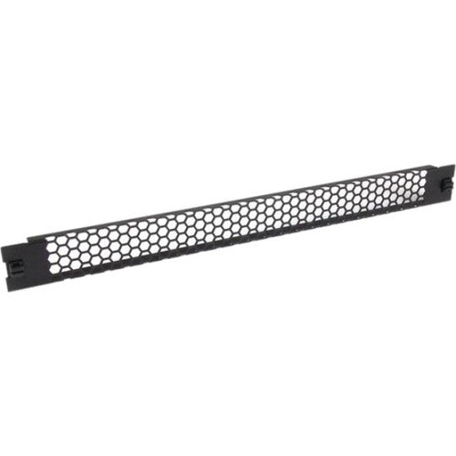 StarTech.com Blanking Panel - 1U - Vented - 19in - Tool-less - Steel - Black - TAA Compliant - Blank Rack Panel - Filler Panel RKPNLTL1UV