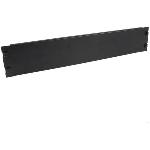 StarTech.com Blanking Panel - 2U - 19in - Tool-less - Steel - Black - TAA Compliant - Blank Rack Panel - Filler Panel RKPNLTL2U