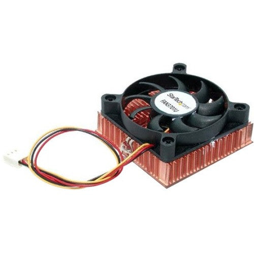 StarTech.com Ventilateur de refroidissement de processeur 1U 60 x 10 mm Socket 7/370 avec dissipateur thermique en cuivre et TX3 FAN3701U