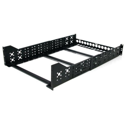 StarTech.com 3U Fixed 19" Adjustable Depth Universal Server Rack Rails UNIRAILS3U