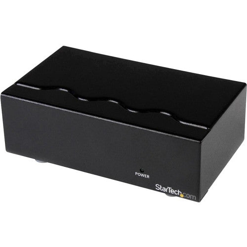 StarTech.com 2 Port High Resolution 400 MHz VGA Video and Audio Splitter - Video/audio splitter - 2 ports ST122PROA