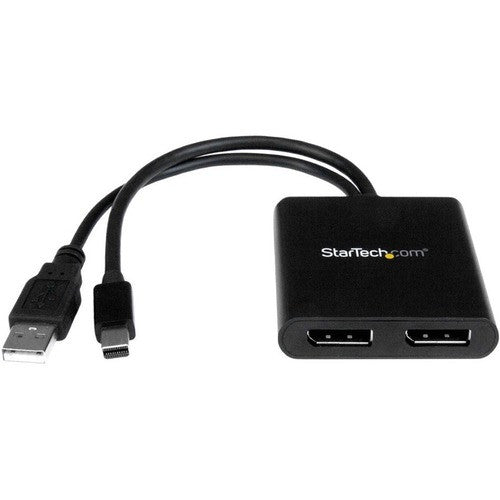 StarTech.com 2-Port Multi Monitor Adapter, Mini DisplayPort to DP MST Hub, Dual 4K 30Hz, Video Splitter for Extended Desktop Mode, Windows MSTMDP122DP