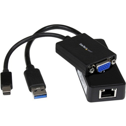 StarTech.com Kit adaptateur Lenovo ThinkPad X1 Carbon VGA et Gigabit Ethernet - MDP vers VGA - USB 3.0 vers GbE LENX1MDPUGBK