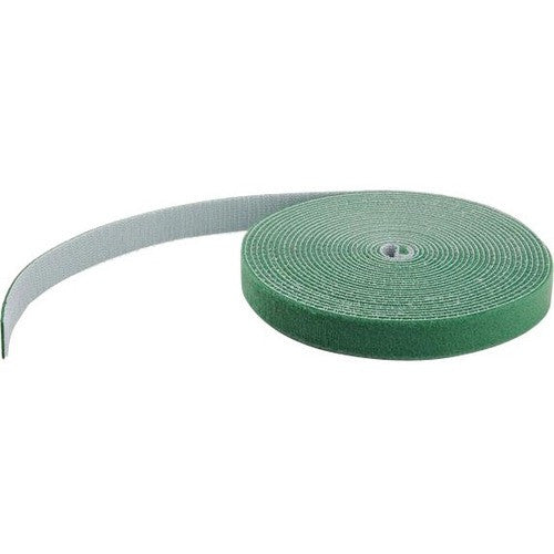 StarTech.com 100 pieds. Rouleau à crochets et boucles - Vert - Gestion des câbles (HKLP100GN) HKLP100GN