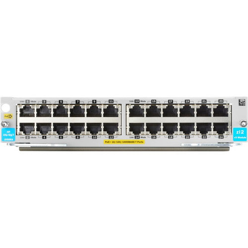 HPE 5400R 24-port 10/100/1000BASE-T PoE+ with MACsec v3 zl2 Module J9986A