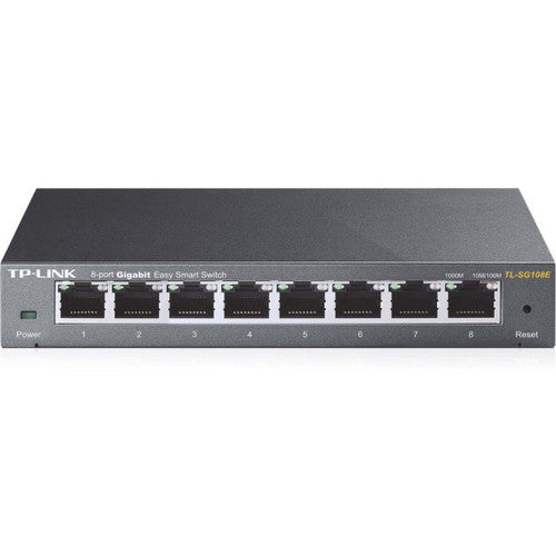 Commutateur intelligent facile Gigabit TP-Link 8 ports TL-SG108E
