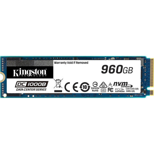 Disque SSD Kingston DC1000B 960 Go - M.2 2280 interne - PCI Express NVMe (PCI Express NVMe 3.0 x4) SEDC1000BM8/960G