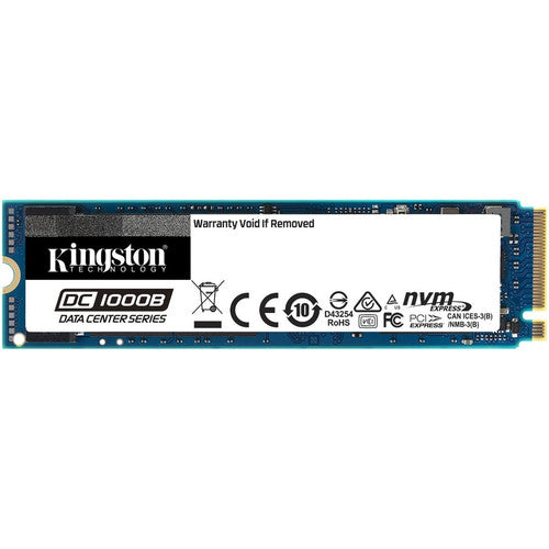 Kingston DC1000B 480 GB Solid State Drive - M.2 2280 Internal - PCI Express NVMe (PCI Express NVMe 3.0 x4) SEDC1000BM8/480G