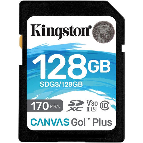 Kingston Canvas Go! Plus 128 GB Class 10/UHS-I (U3) SDXC SDG3/128GB