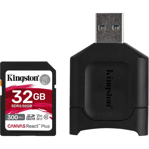 Kingston Canvas React Plus 32 GB Class 10/UHS-II (U3) SDHC MLPR2/32GB