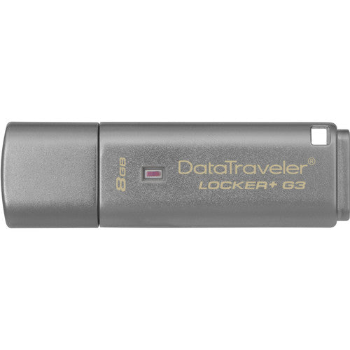 Kingston 8GB DataTraveler Locker+ G3 USB 3.0 Flash Drive DTLPG3/8GB