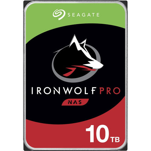 Seagate IronWolf Pro ST10000NE0008 10 TB Hard Drive - 3.5" Internal - SATA (SATA/600) - Conventional Magnetic Recording (CMR) Method ST10000NE0008