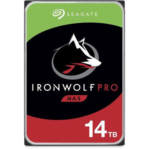 Seagate IronWolf Pro ST14000NE0008 14 TB Hard Drive - 3.5" Internal - SATA (SATA/600) - Conventional Magnetic Recording (CMR) Method ST14000NE0008