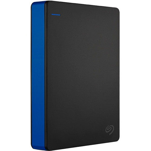 Seagate Game Drive STGD4000400 4 TB Portable Hard Drive - External - Black, Blue STGD4000400