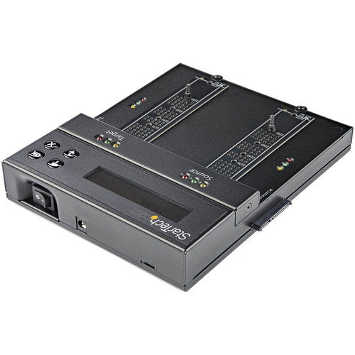 StarTech.com Standalone M.2 NVMe Duplicator and Eraser, External SSD/HDD Cloner/Wiper, M.2 PCIe AHCI/NVMe, M.2 SATA, 2.5"/3.5" SATA Drives SM2DUPE11