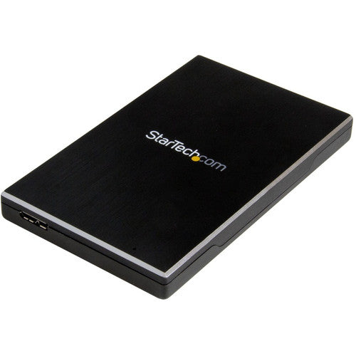 StarTech.com 2.5" External Hard Drive Enclosure - Supports UASP - Aluminum - USB 3.1 Enclosure - SSD/HDD Enclosure S251BMU313