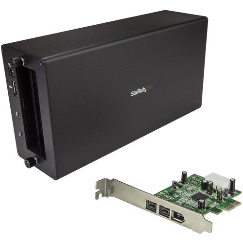 StarTech.com Adaptateur Thunderbolt 3 vers FireWire - Boîtier PCI externe - Carte PCIe plus châssis TB3 BNDTB1394B3